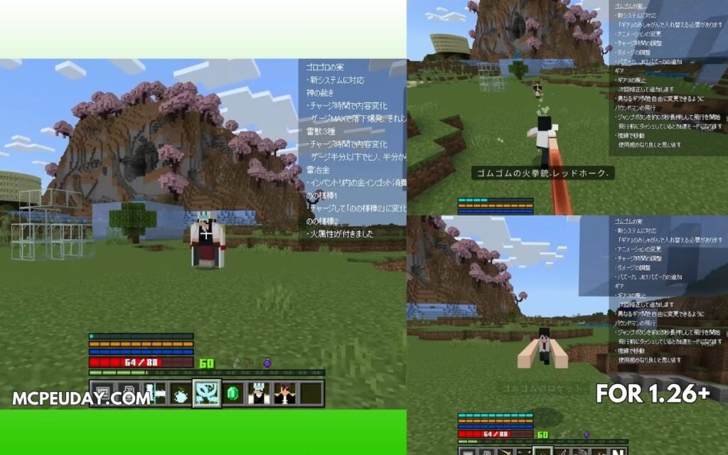 One Piece Addon (26.x, 1.21) for MCPE – Devil Fruits, Haki & Pirate Powers