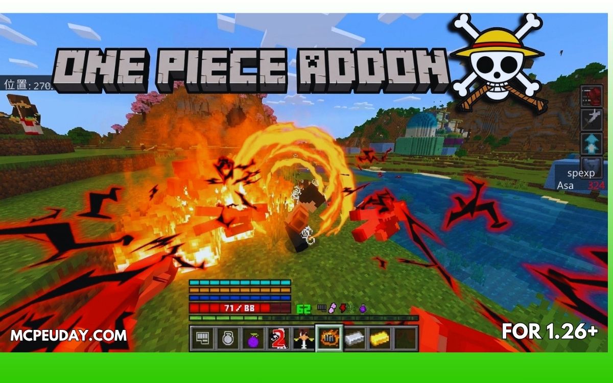 One Piece Addon (26.x, 1.21) – Best Anime Mod for Minecraft PE