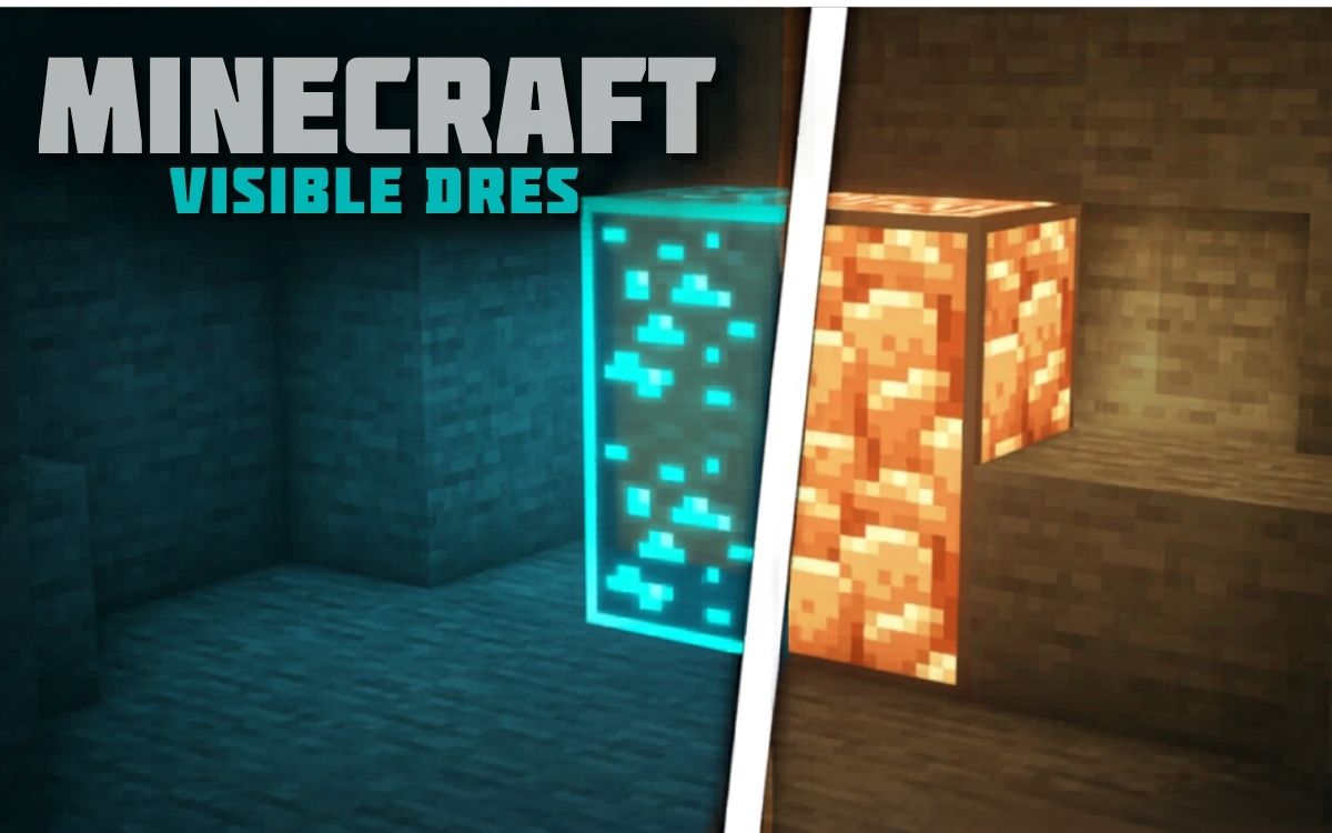 Visible Ores Texture Pack (26.x, 1.21) – MCPE/Bedrock Pack