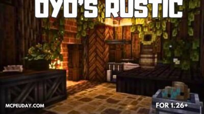 Ovo’s Rustic Redemption Texture Pack 1.21 / 1.20 – Best Medieval Minecraft Resource Pack
