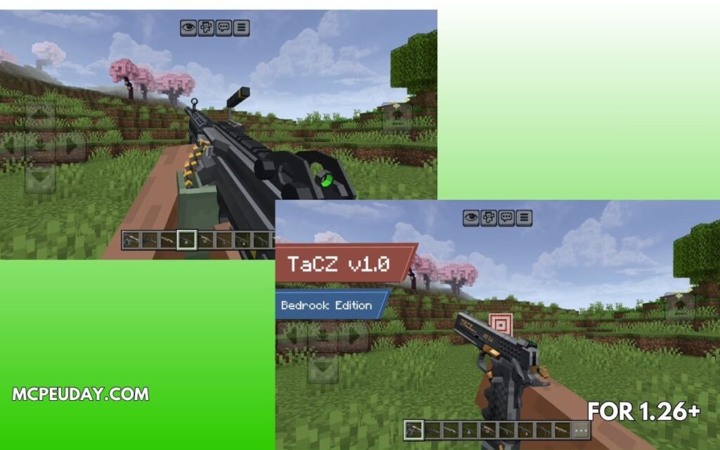 TACZ Addon (1.21) for MCPE – Realistic 3D Guns & Tactical Combat