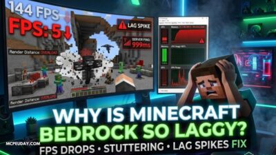 Why Is Minecraft Bedrock So Laggy? Fix FPS Drops, Stuttering & Lag Spikes (2026 Guide)