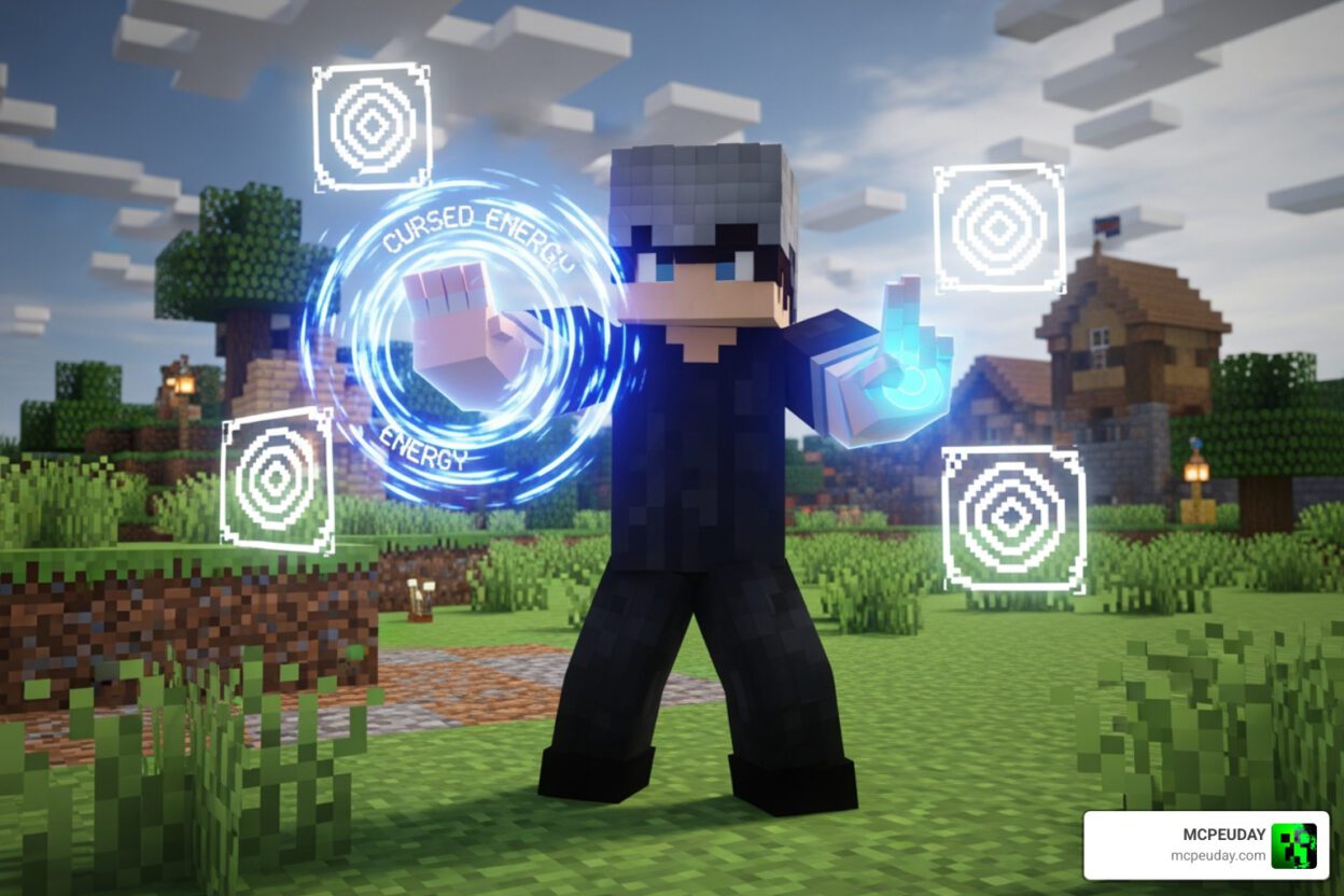 Jujutsu Awakening Addon 26.x for Minecraft PE 1.21 (MCPE/Bedrock Mod Download)