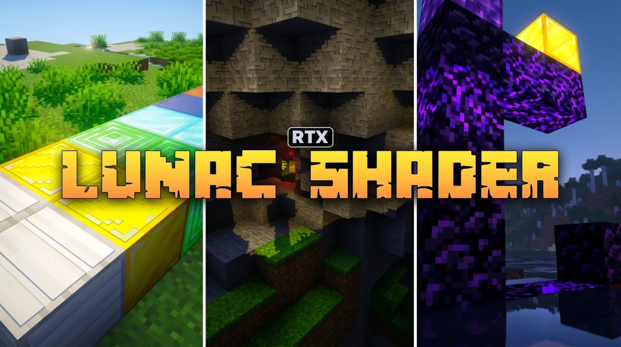 Lunac Shaders 3D Shader (26.x, 1.21) – MCPE/Bedrock Shader