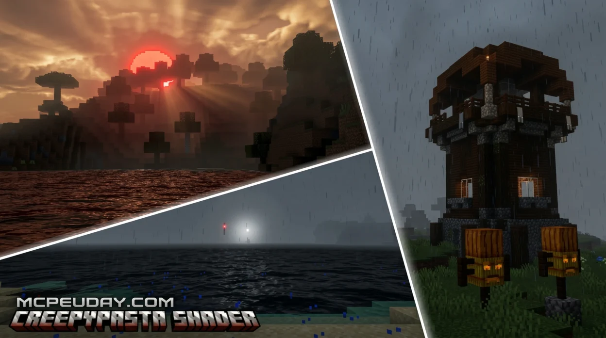 Creepypasta Shader (26.x, 1.21) – MCPE/Bedrock Shader