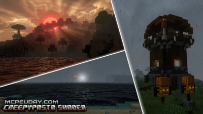 Creepypasta Shader (26.x, 1.21) – MCPE/Bedrock Shader