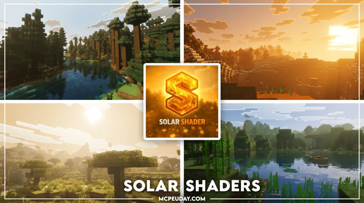 Solar Shader (26.x, 1.21) – MCPE/Bedrock Shader