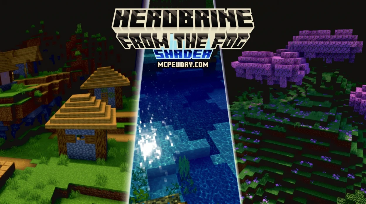 Herobrine from the fog Shader (26.x, 1.21) – MCPE/Bedrock Shader