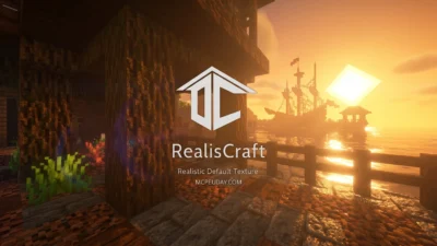 RealisCraft BE: Realistic Default Textures Pack (26.x, 1.21) – MCPE/Bedrock Texture Pack