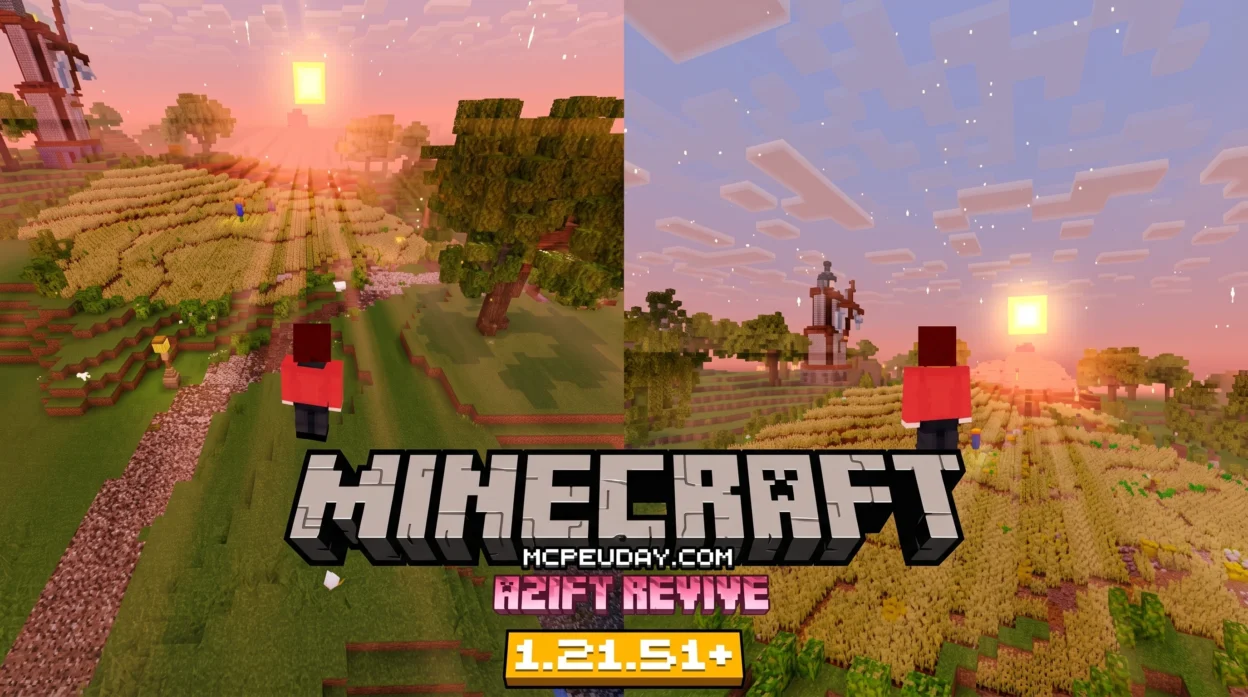 AziFy Revive Shader (26.x, 1.21) – MCPE/Bedrock Shader