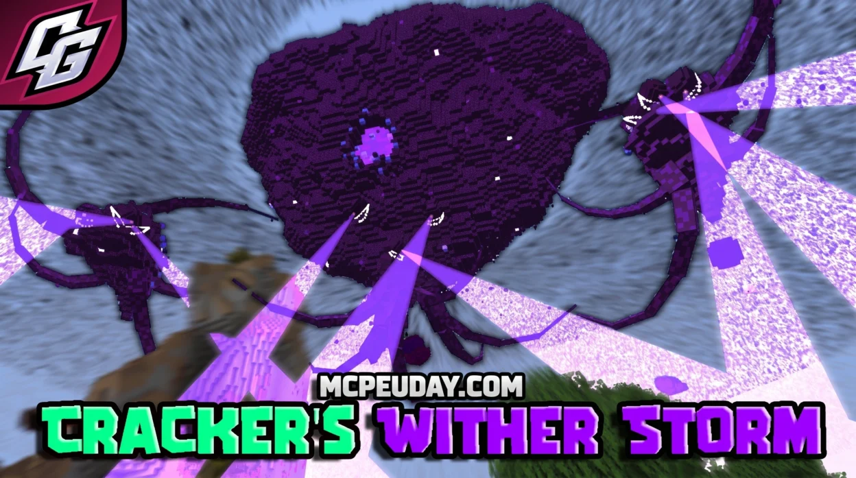 Cracker’s Wither Storm Addon (26.x, 1.21) – MCPE/Bedrock Mod