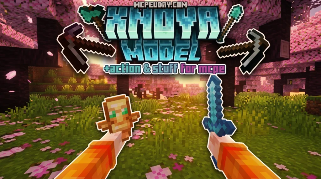 Xnova Model Texture Pack (26.x, 1.21) – MCPE/Bedrock Texture Pack