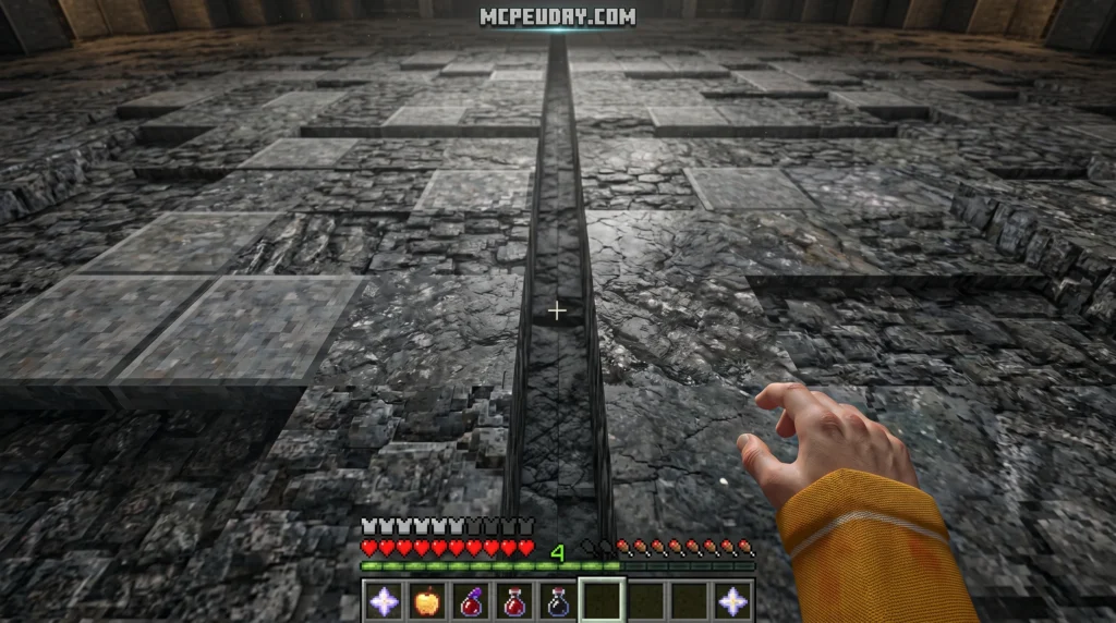 Better Hands Texture Pack Minecraft first-person hand comparison