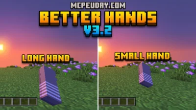 Better Hands Texture Pack (26.x, 1.21) – MCPE/Bedrock Texture Pack