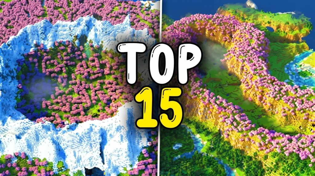 15 Best Minecraft Cherry Blossom Seeds (June 2026)