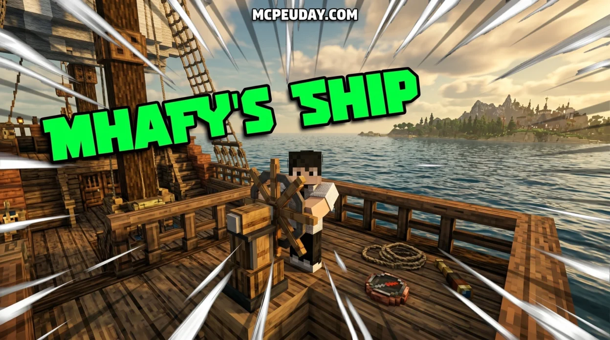 Mhafy’s Ship Addon (26.x, 1.21) – MCPE/Bedrock Mod