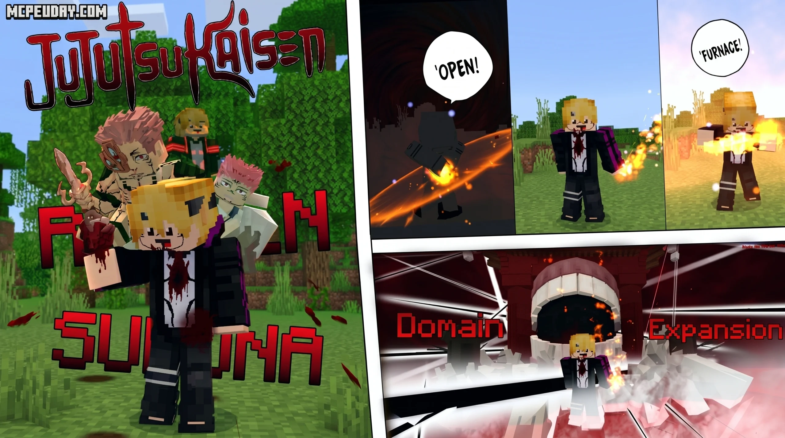 Jujutsu Awakening Addon (26.x, 1.21) – MCPE/Bedrock Mod