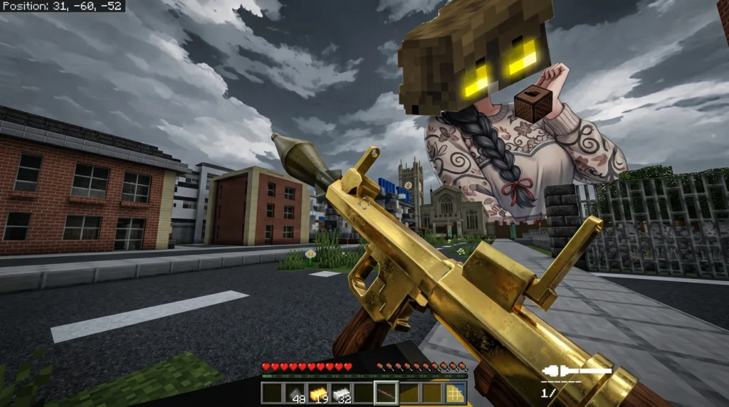 TACZ Golden Zero Addon (26.x, 1.21) – MCPE/Bedrock Mod