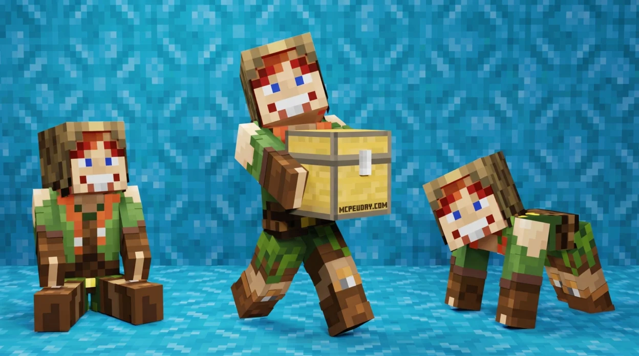 More Body Actions + Pickup & Carry Addon (26.x, 1.21) – MCPE/Bedrock Mod