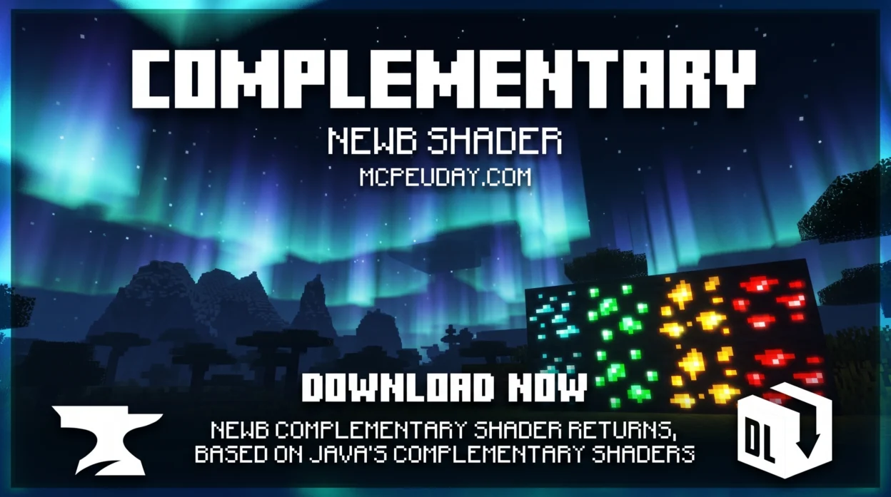 Newb Complemetary Shader (26.x, 1.21) – MCPE/Bedrock Shader