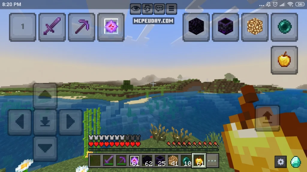 Hotbar Slot Button Addon (26.x, 1.21) – MCPE/Bedrock Mod