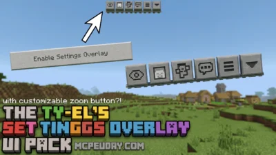 The Ty-el's Settings Overlay UI Pack (26.x, 1.21) – MCPE/Bedrock Pack