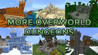 More Overworld Dungeons Addon (26.x, 1.21) – MCPE/Bedrock Mod