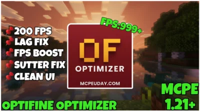 FPS Optimizer | FPS Boost for Minecraft (26.x, 1.21) – MCPE/Bedrock 