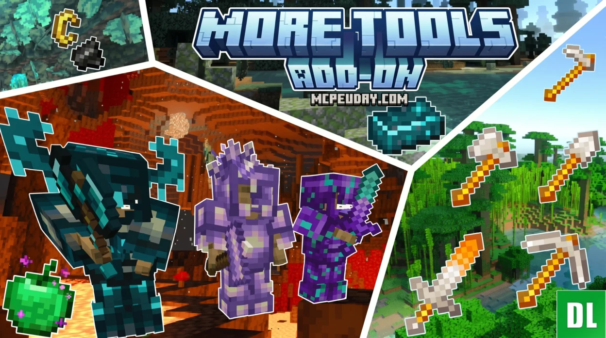 More Tools Addon (26.x, 1.21) – MCPE/Bedrock Mod
