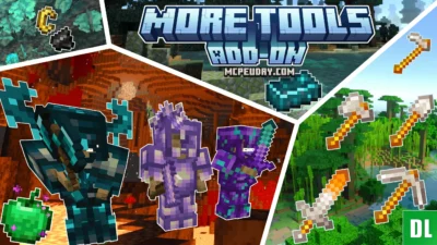 More Tools Addon (26.x, 1.21) – MCPE/Bedrock Mod