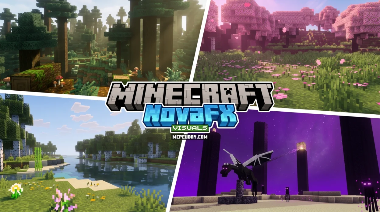 NovaFX Visuals Shader (26.x, 1.21) – MCPE/Bedrock Shader