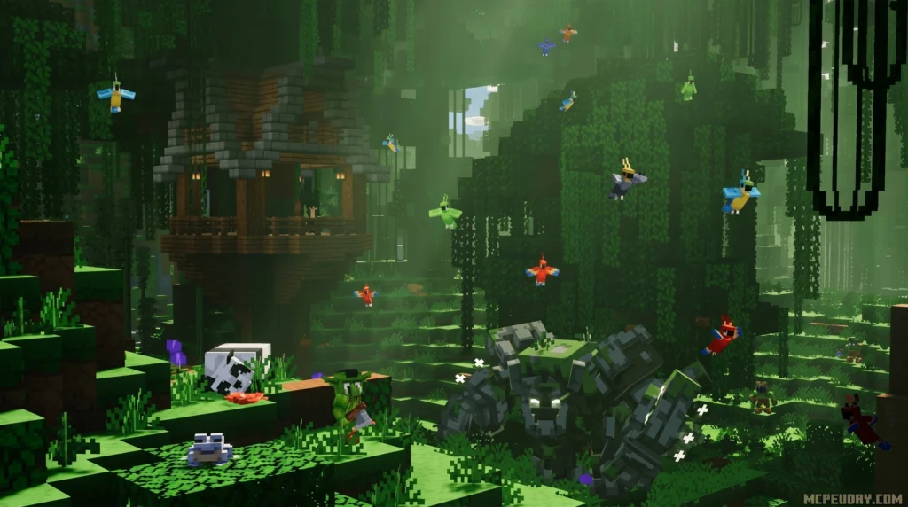 Bedrock Reimagined Addon (26.x, 1.21) – MCPE/Bedrock Mod