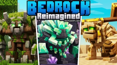 Bedrock Reimagined Addon (26.x, 1.21) – MCPE/Bedrock Mod
