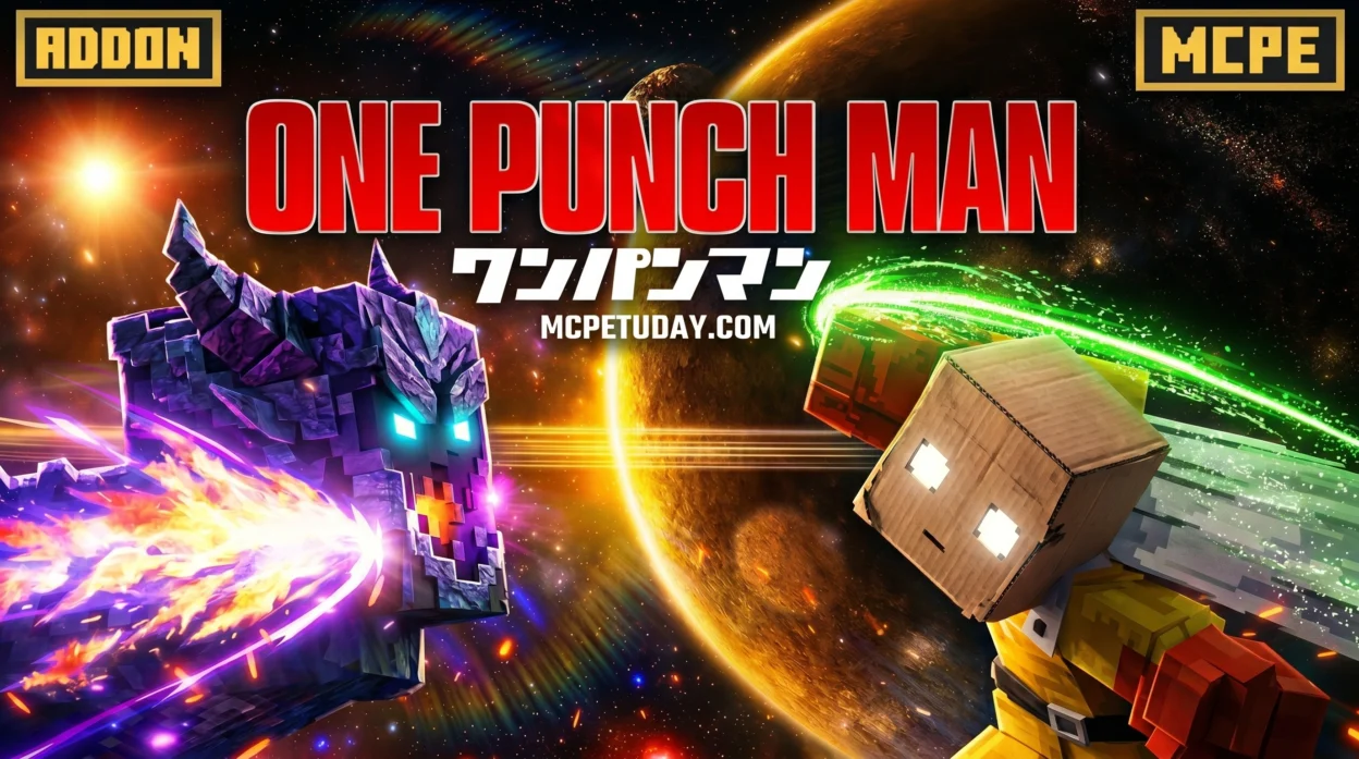 One Punch Man Addon (26.x, 1.21) – MCPE/Bedrock Mod