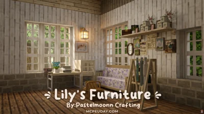 Lily Furniture Addon (26.x, 1.21) – MCPE/Bedrock Mod
