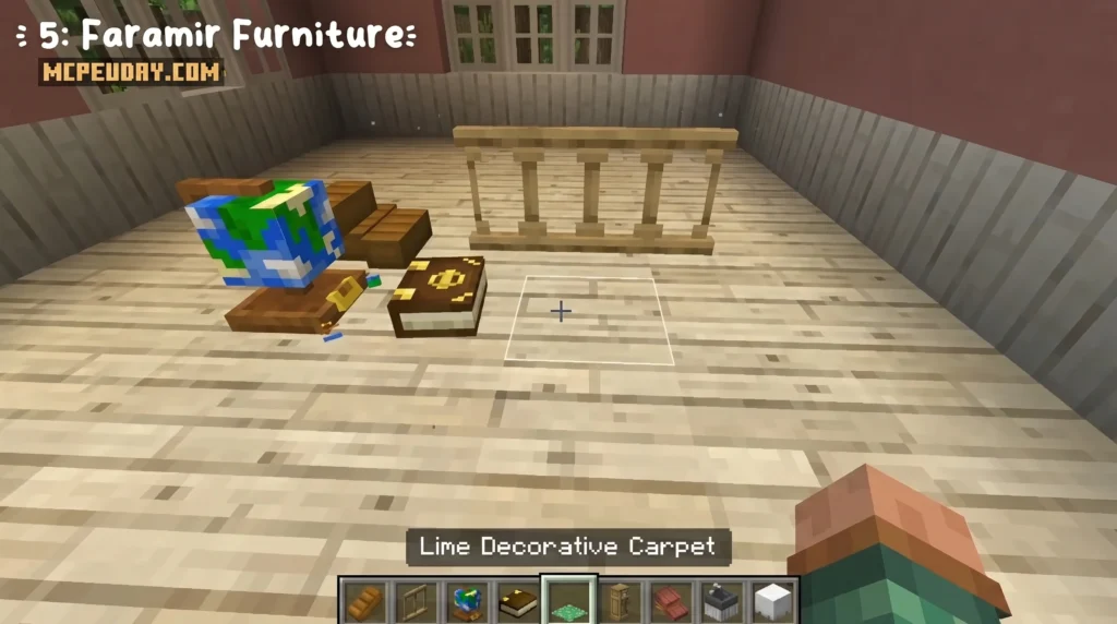 Faramir's Furniture Addon (26.x, 1.21) – MCPE/Bedrock Mod