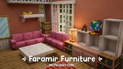 Faramir's Furniture Addon (26.x, 1.21) – MCPE/Bedrock Mod