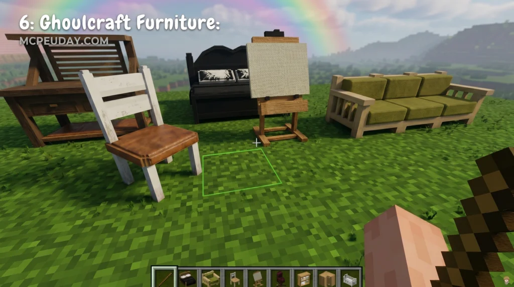 Ghoulcraft Furniture Addon (26.x, 1.21) – MCPE/Bedrock Mod