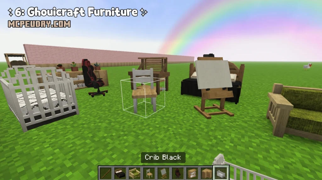 Ghoulcraft Furniture Addon (26.x, 1.21) – MCPE/Bedrock Mod