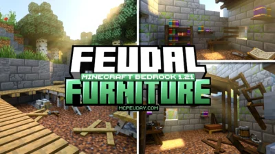Feudal Furniture Addon (26.x, 1.21) – MCPE/Bedrock Mod