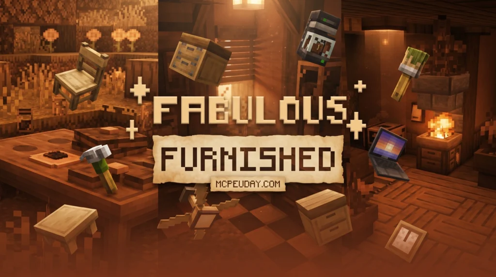Fabulous Furniture Addon (26.x, 1.21) – MCPE/Bedrock Mod