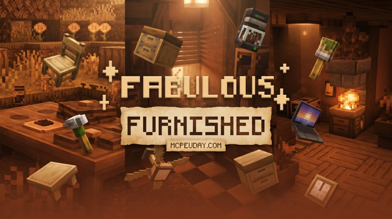 Fabulous Furniture Addon (26.x, 1.21) – MCPE/Bedrock Mod