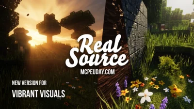 RealSource REALISTIC Pack (26.x, 1.21) – MCPE/Bedrock Texture Pack