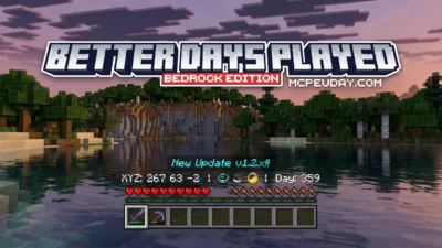Better Days Played Addon (26.x, 1.21) – MCPE/Bedrock Mod