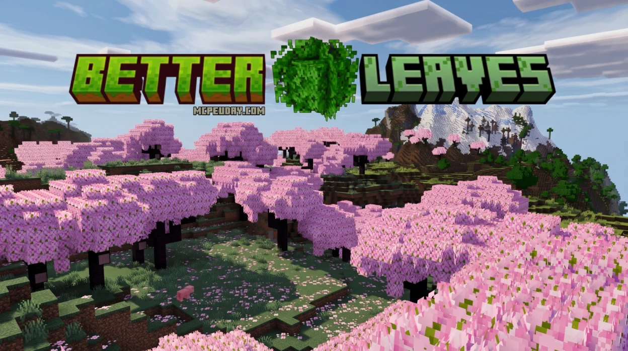 Better Leaves Addon (26.x, 1.21) – MCPE/Bedrock Mod
