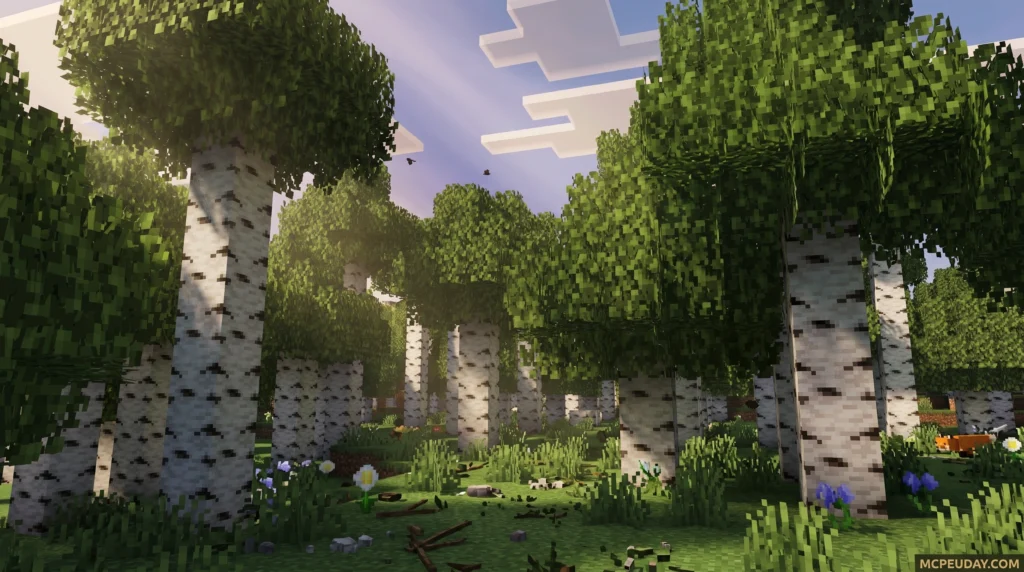 Better Leaves Addon (26.x, 1.21) – MCPE/Bedrock Mod