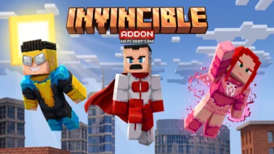 Invincible Addon (26.x, 1.21) – MCPE/Bedrock Mod
