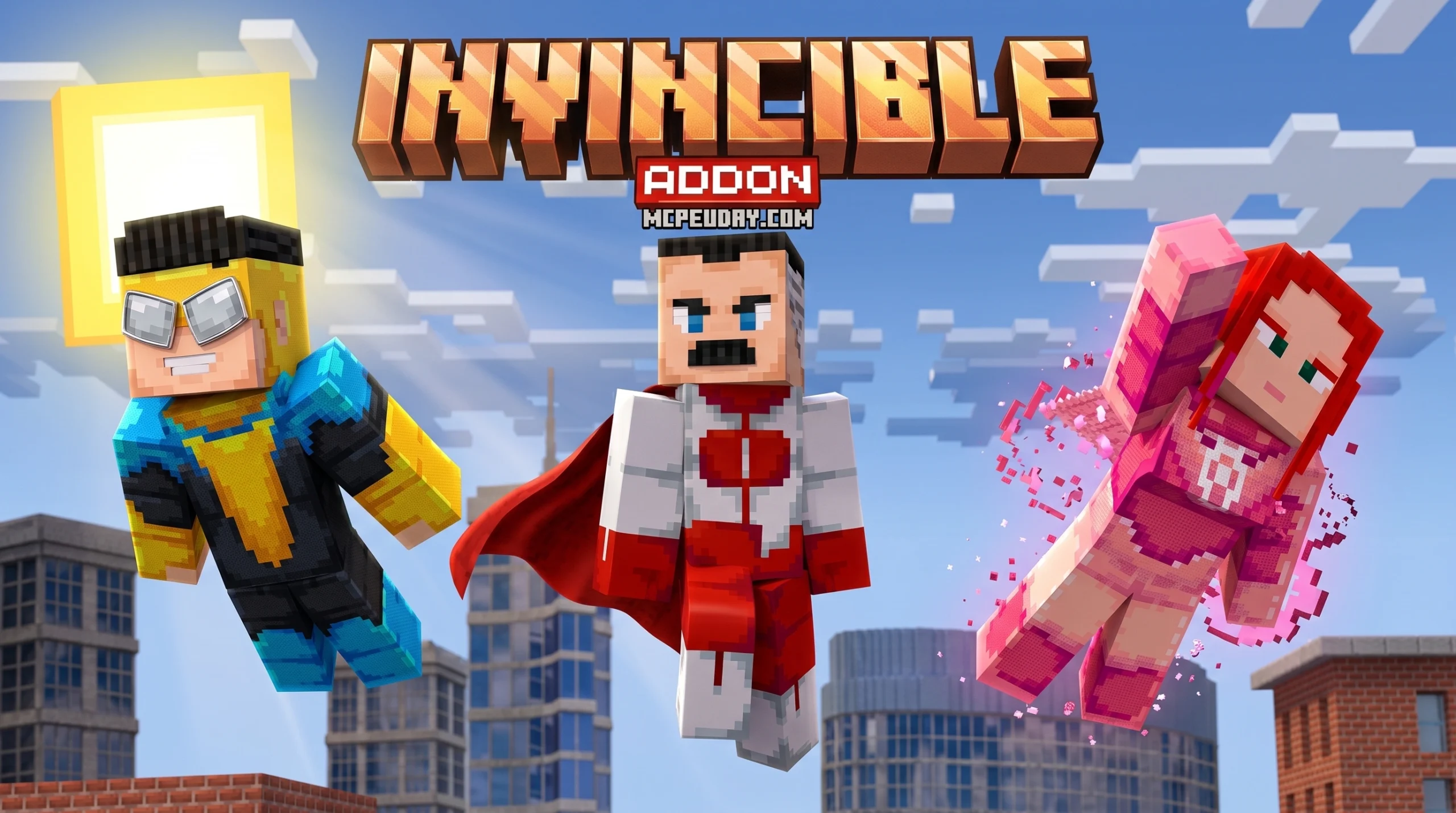 Invincible Addon (26.x, 1.21) – MCPE/Bedrock Mod