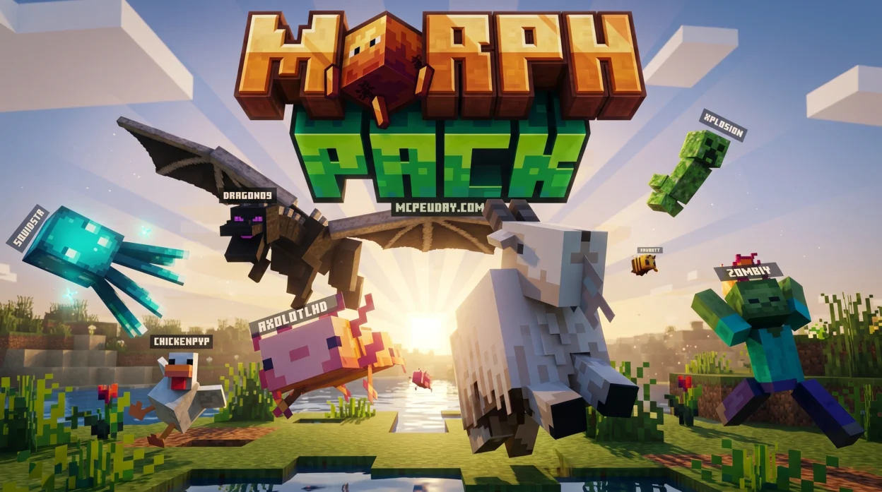 Morph Pack Addon (26.x, 1.21) – MCPE/Bedrock Mod