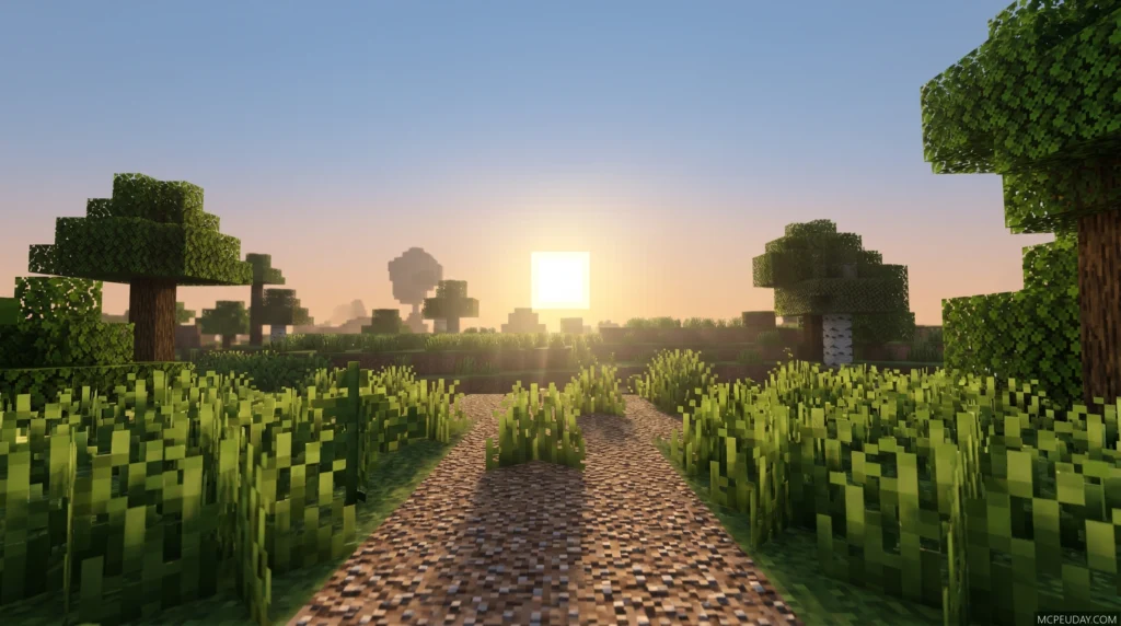 BS Shader Minecraft Bedrock Edition landscape BS Shader (26.x, 1.21) – MCPE/Bedrock Shader